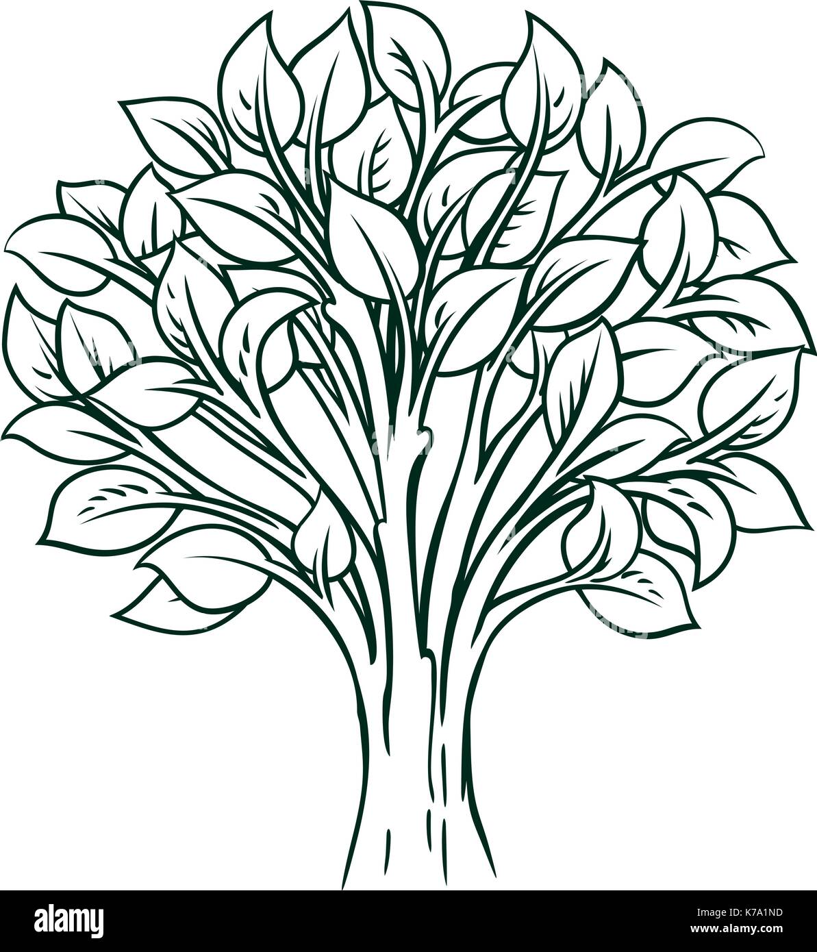 Baum Konzept Stock Vektor
