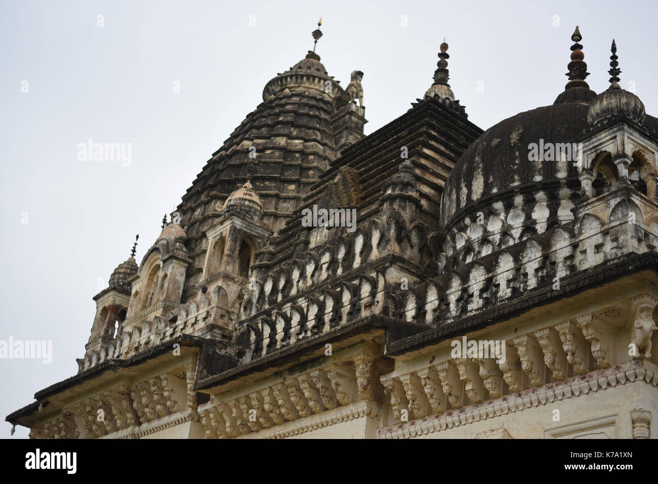 Parvati Tempel, Khajuraho, Madhya Pradesh, Indien Stockfoto