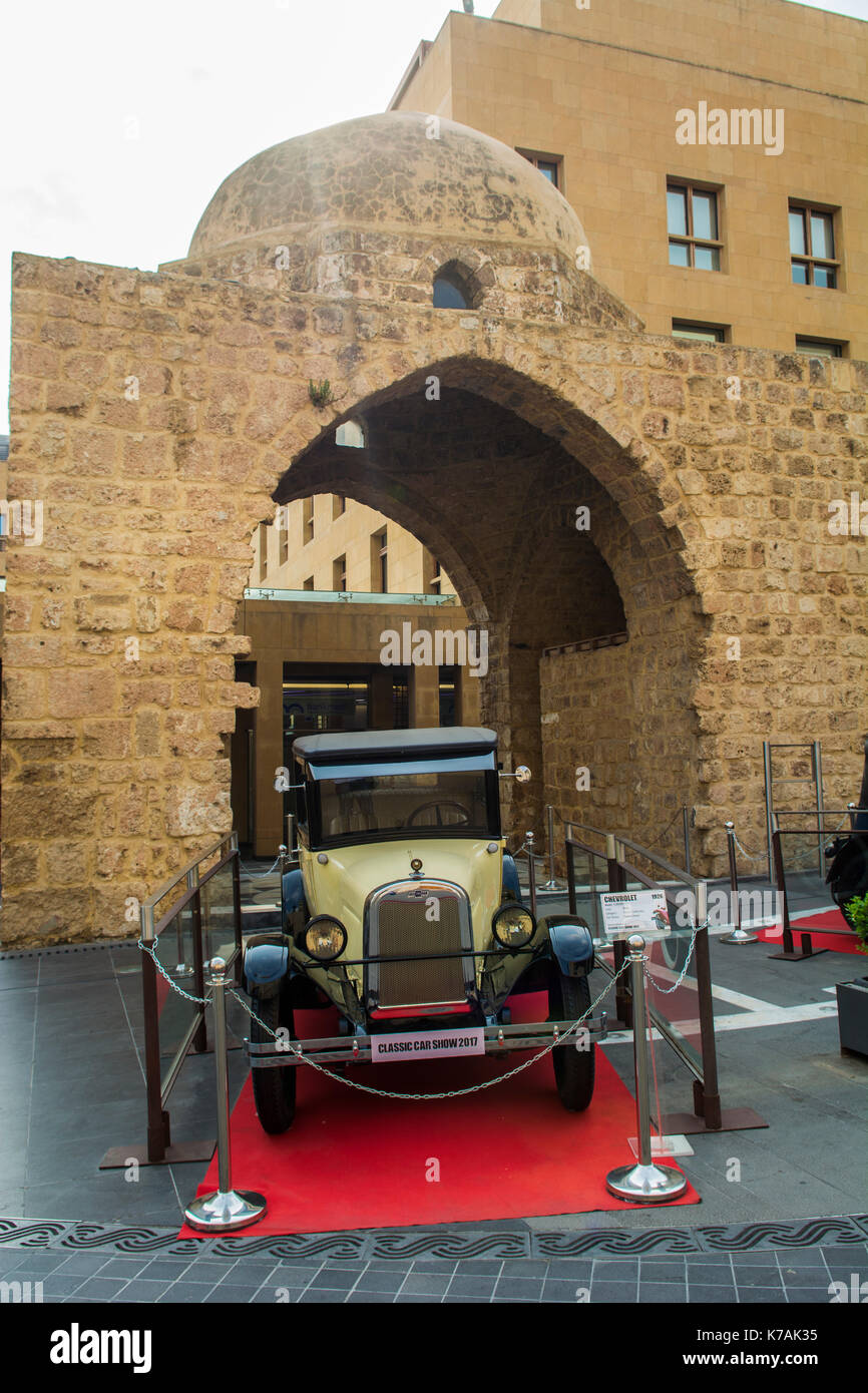 Beirut, Libanon. 15 Sep, 2017. 1926 Chevrolet 2 Türen auf der Classic Car Show in Beirut Souks, Beirut Libanon Credit: Mohamad Itani/Alamy leben Nachrichten Stockfoto