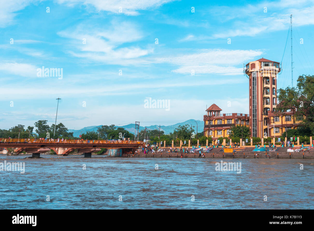 Ganga schuss des blauen wassers Fotos und Bildmaterial in hoher