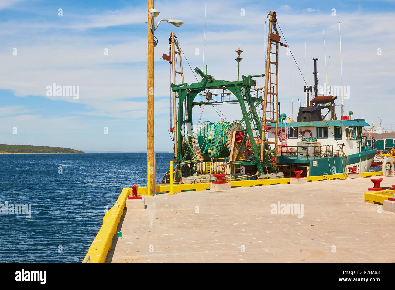 Fischtrawler, Port au Choix, Neufundland, Kanada Stockfoto