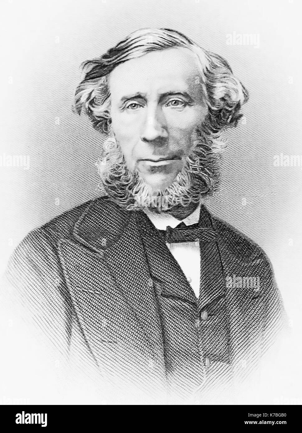 Irischer Physiker JOHN TYNDALL (1820-1893) Stockfoto