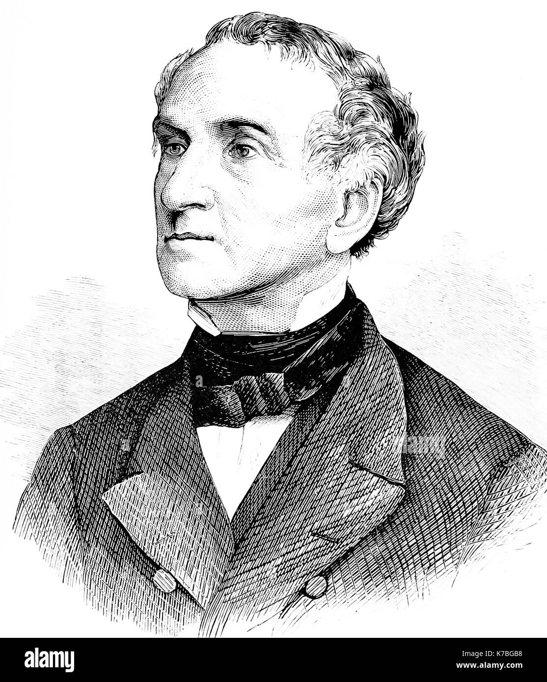 JUSTUS von LIEBIG (1803-1873) über 1866. Deutscher Chemiker, der Pionier der organischen Chemie Stockfoto