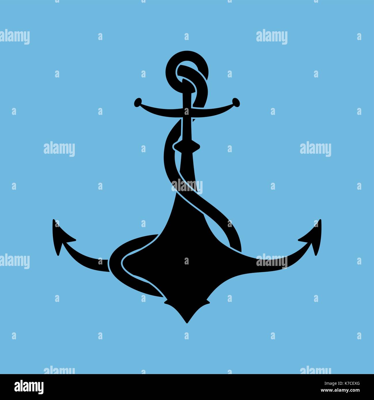 anker-isoliert-boot-schiff-anker-vector-illustration-stock