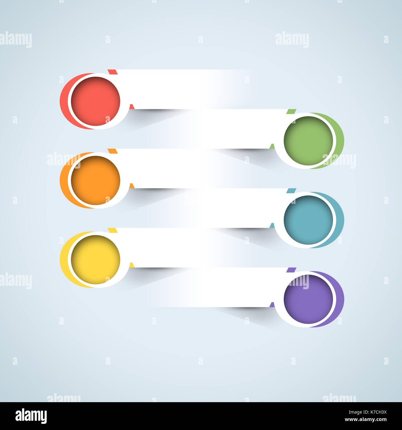 Infografik business Schritte Optionen Stockfoto