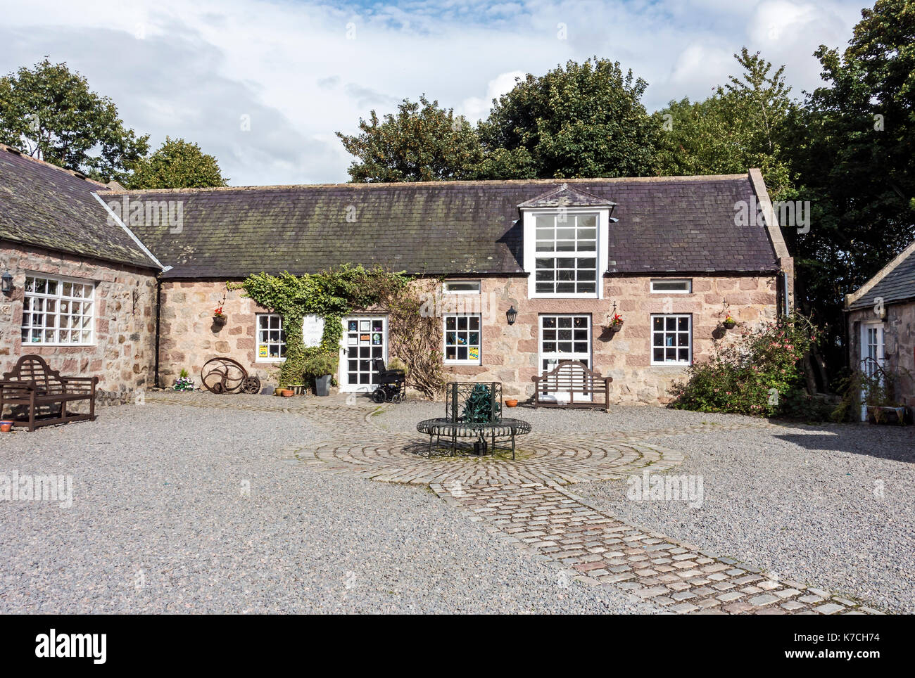 Milton Kunst Galerie bei Milton von crathes Crathes Art Village in der Nähe von Banchory Aberdeenshire Schottland Großbritannien Stockfoto