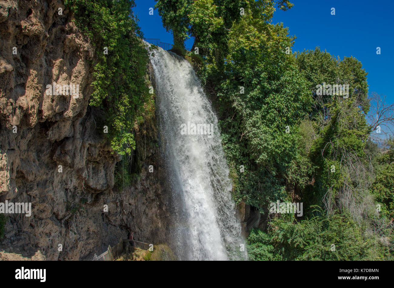 Wasserfall in Edessa (Vodena) Griechenland Stockfoto
