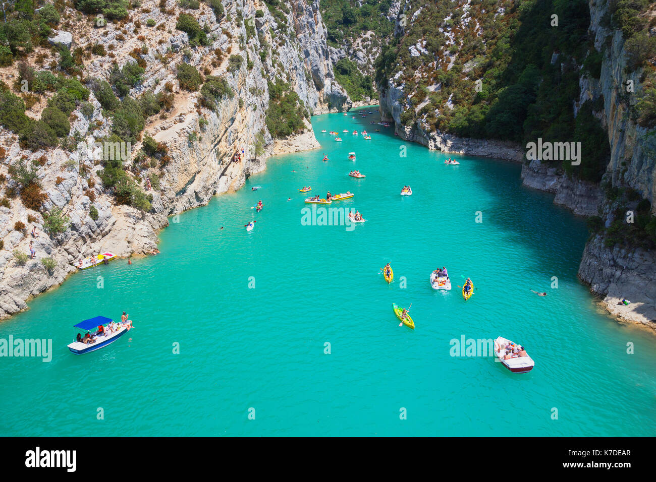 See Von St Croix Lac De Sainte Croix Gorges Du Verdon Provence Alpes Cote D Azur Provence Frankreich Stockfotografie Alamy
