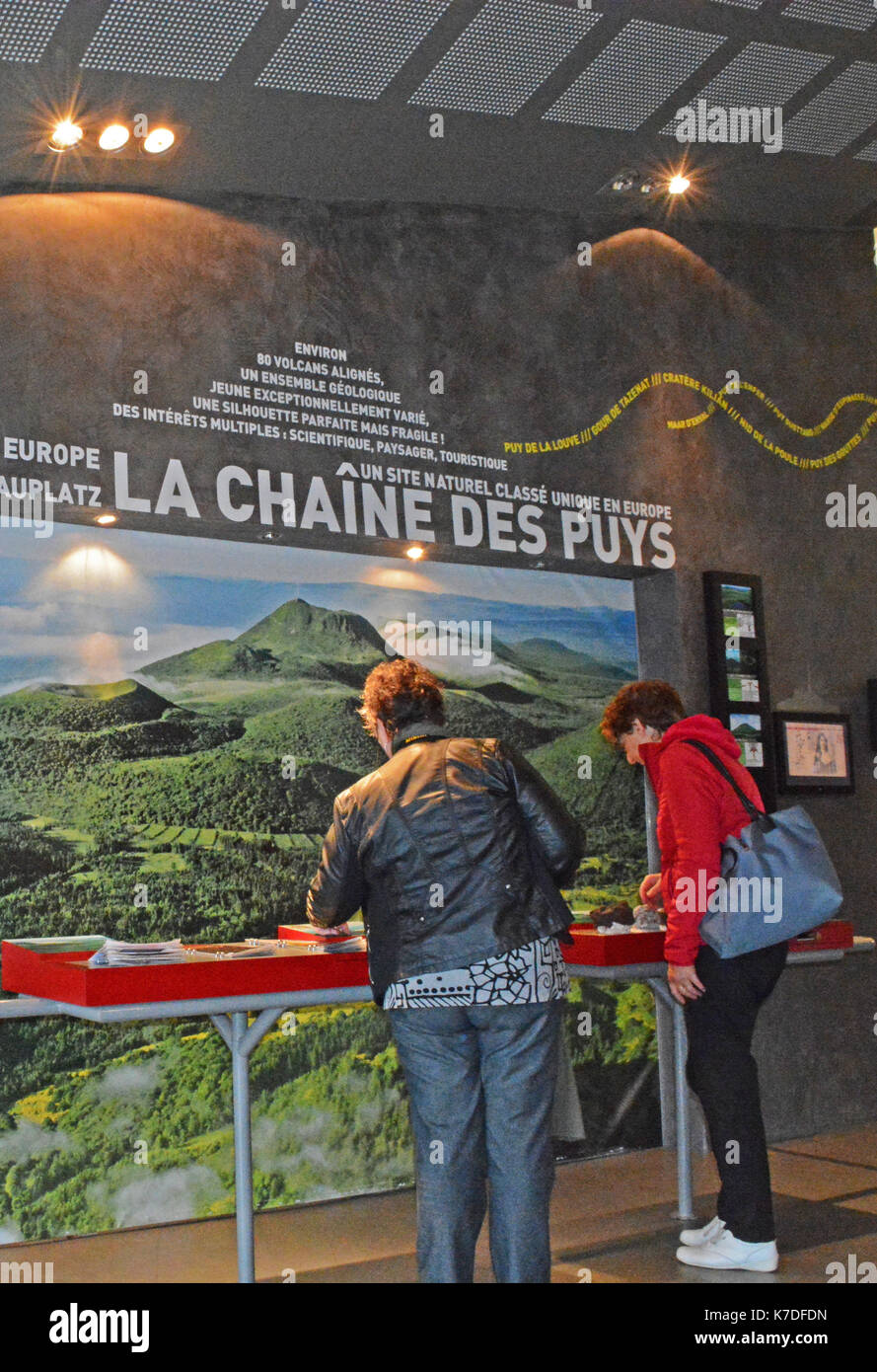 Grand Site de France Aera, Puy-de-Dome Peak, Auvergne, Massif-Central, Frankreich Stockfoto