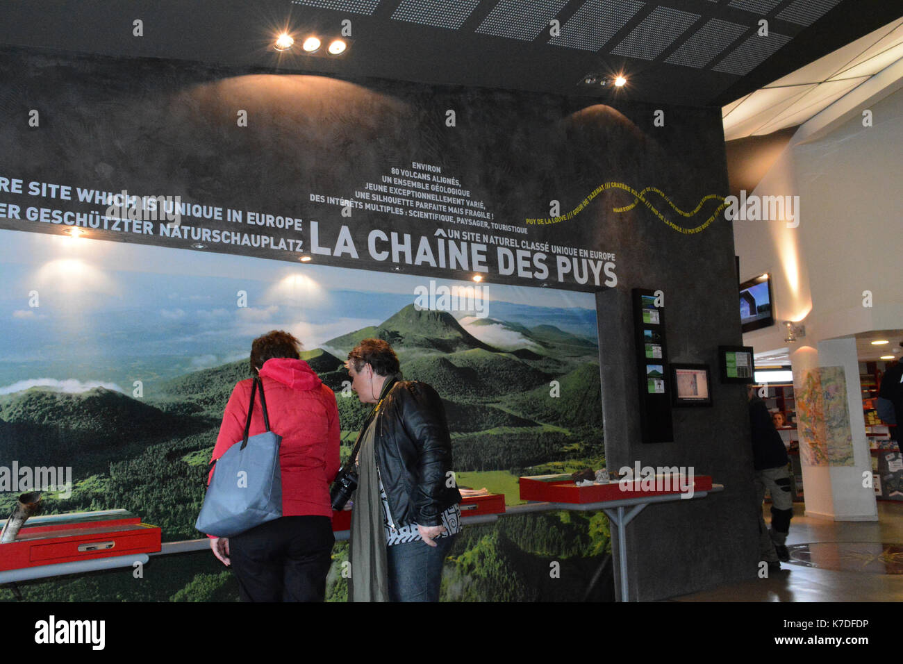 Grand Site de France Aera, Puy-de-Dome Peak, Auvergne, Massif-Central, Frankreich Stockfoto