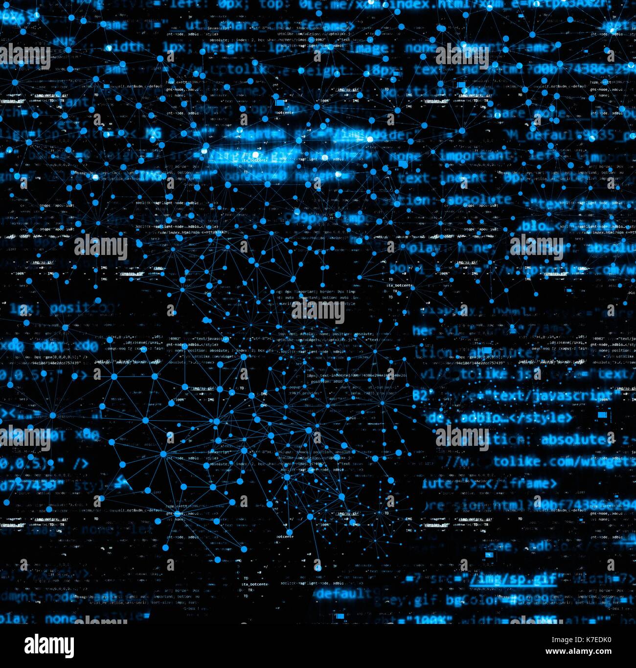 Computer Code, Illustration. Stockfoto