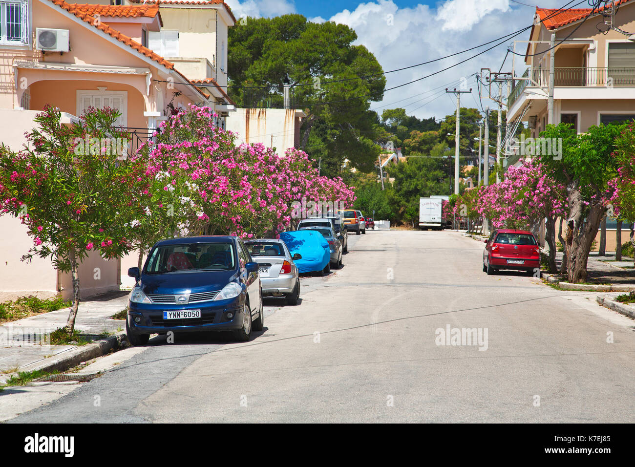 Argostoli, der Hauptstadt von Kefalonia Stockfoto