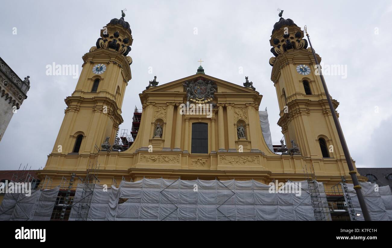 Theatinerkirche, München (Theatinerkirche St. Kajetan, Deutsch), Deutschland Stockfoto