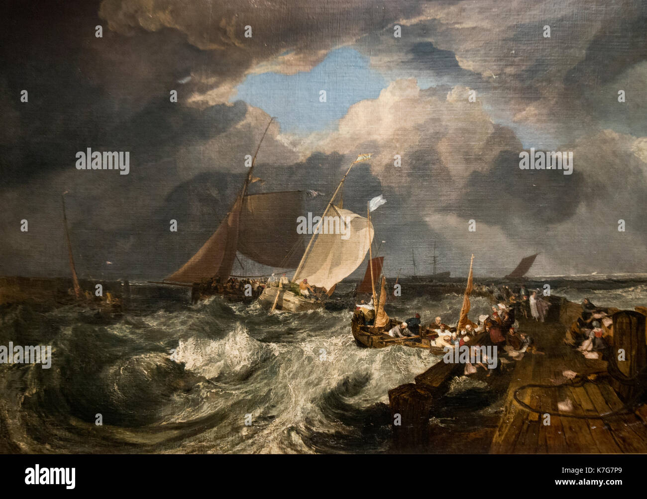 Joseph Turner: Calais Pier (1803) Stockfoto