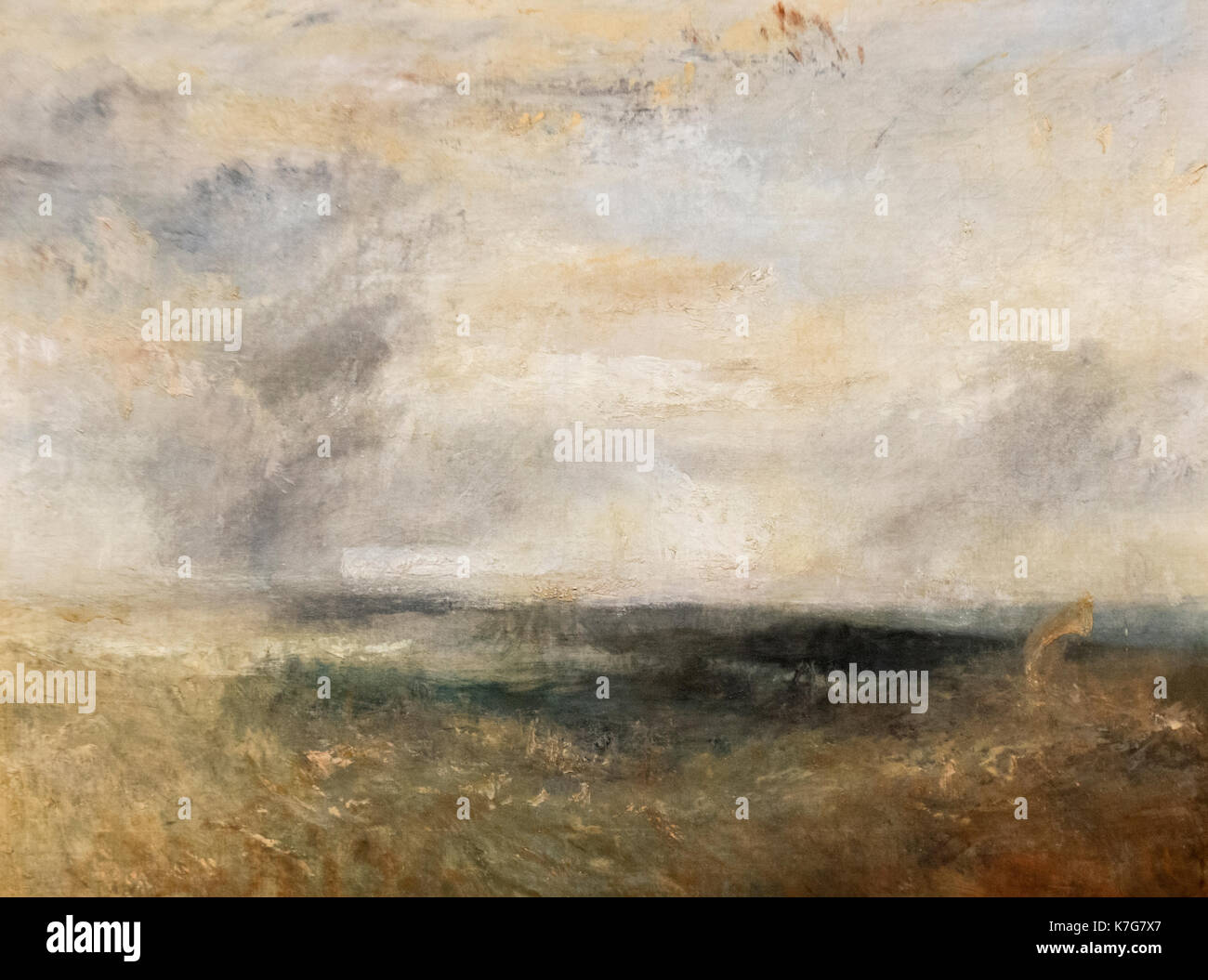 Joseph Turner: Margate aus dem Meer (1835-40) Stockfoto