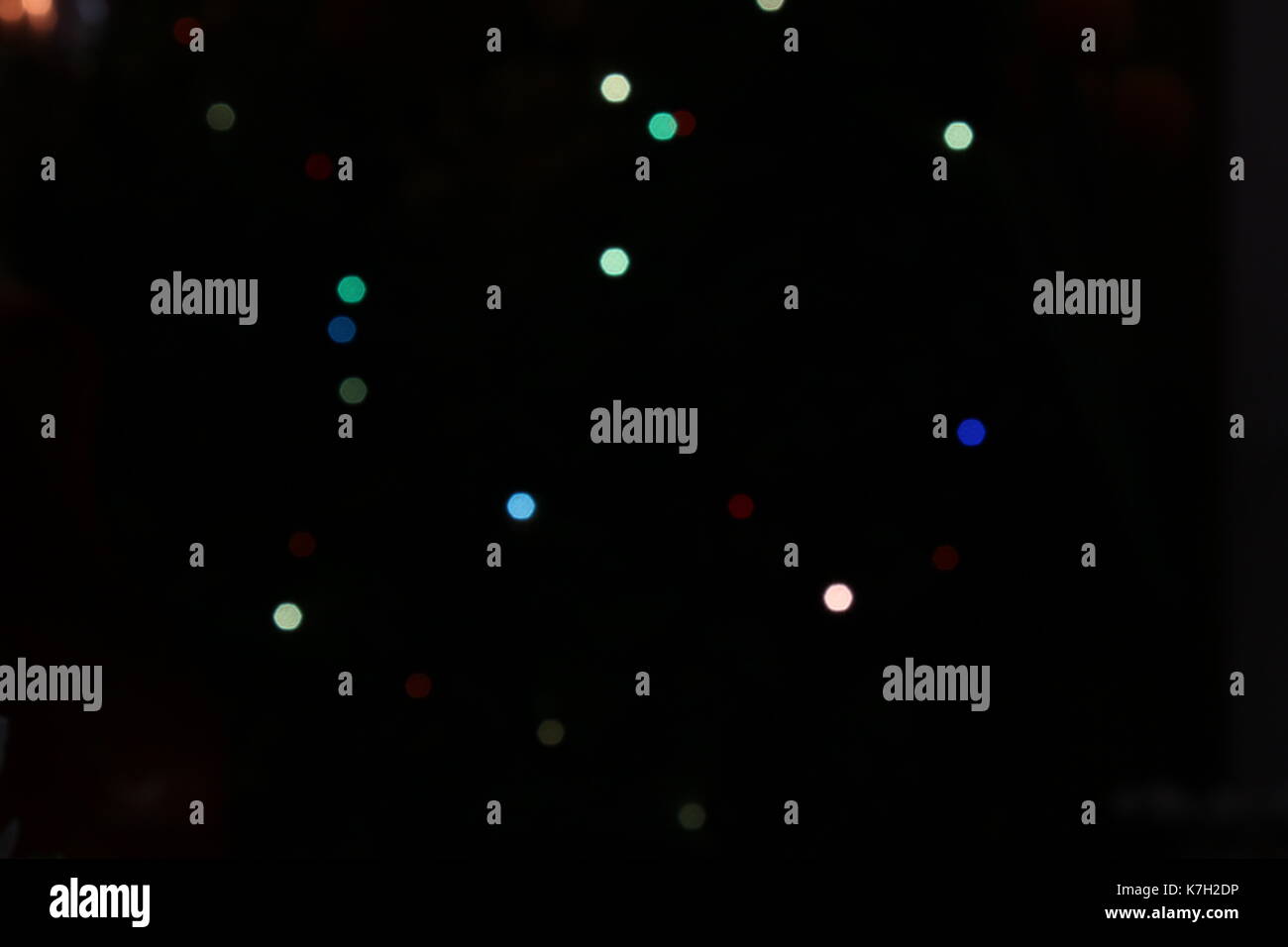 Unscharf: leuchtet Stockfoto