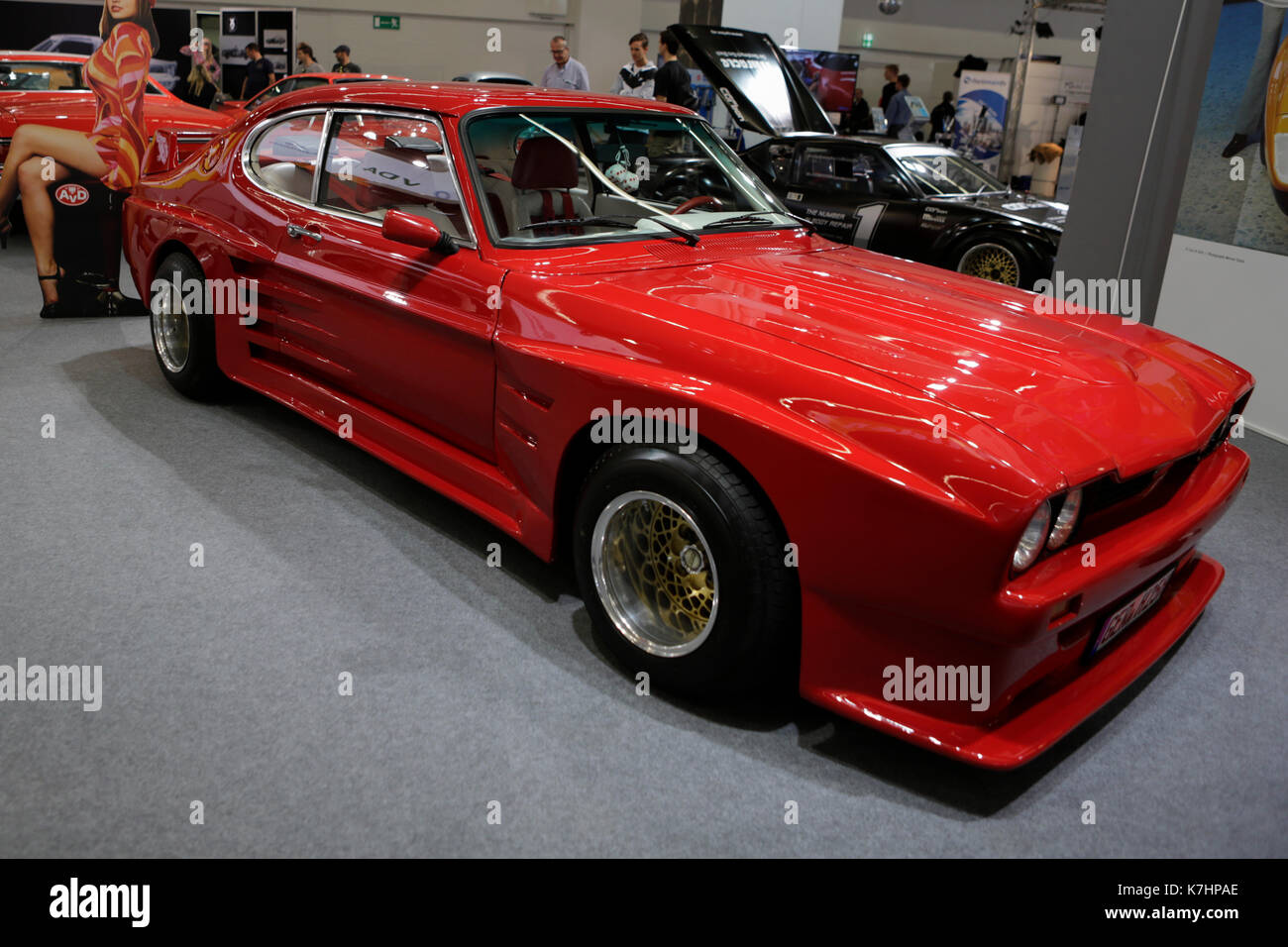 Frankfurt Am Main Deutschland 15 September 2017 A 1972 Ford Capri I frankfurt-am-main-deutschland-15-september-2017-a-1972-ford-capri-i