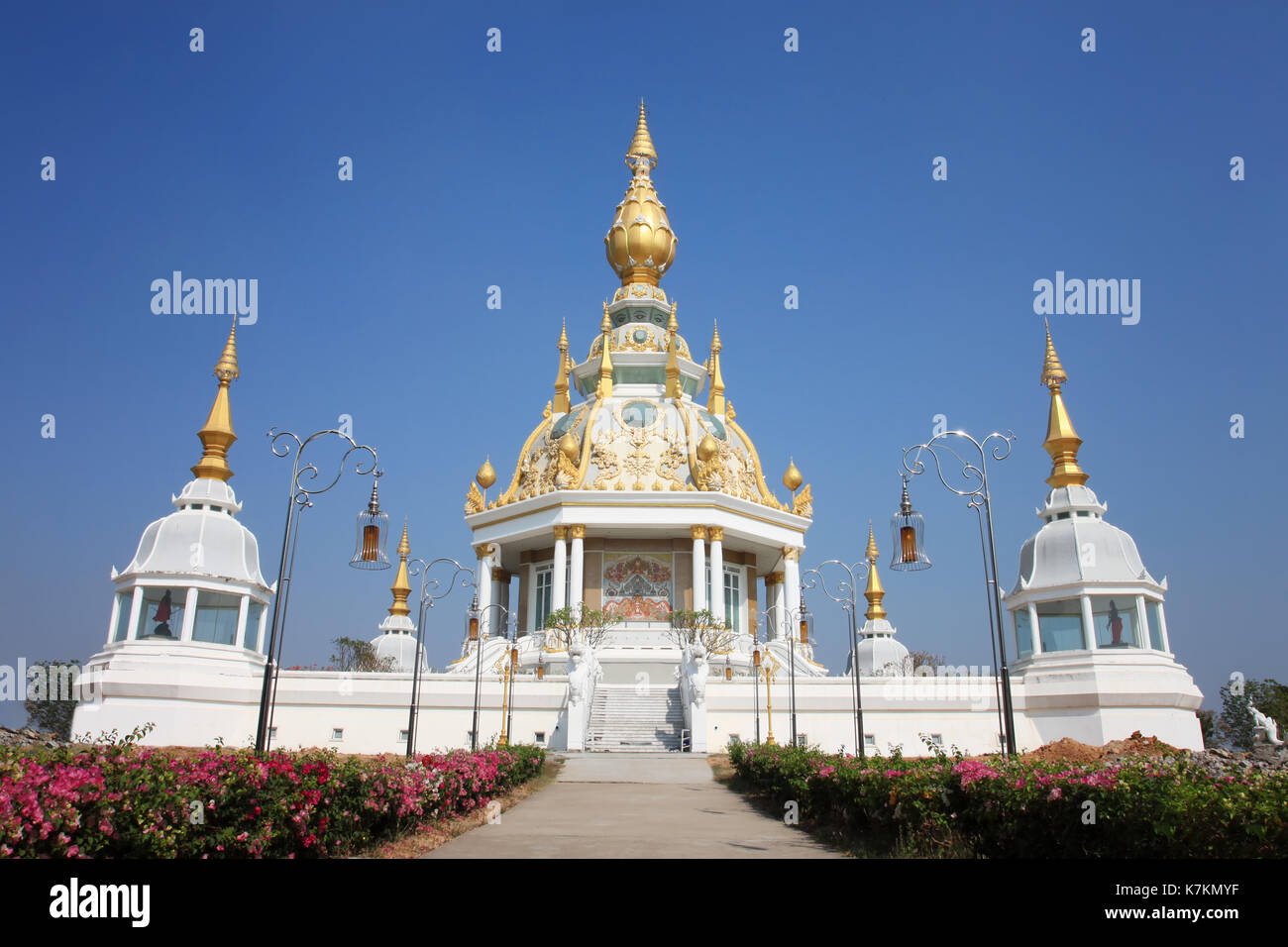 Buddhistischen Kirche von Wat Thung Millionär in der Provinz Khon Kaen, heilige Orte in Thailand Stockfoto
