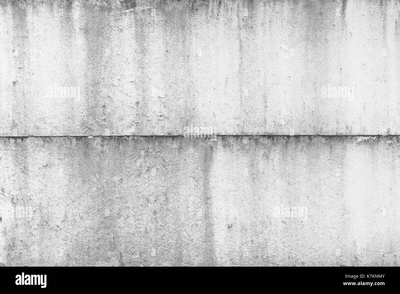 Oberfläche aus weißem Zement Wand für die Gestaltung Textur Hintergrund. Stockfoto