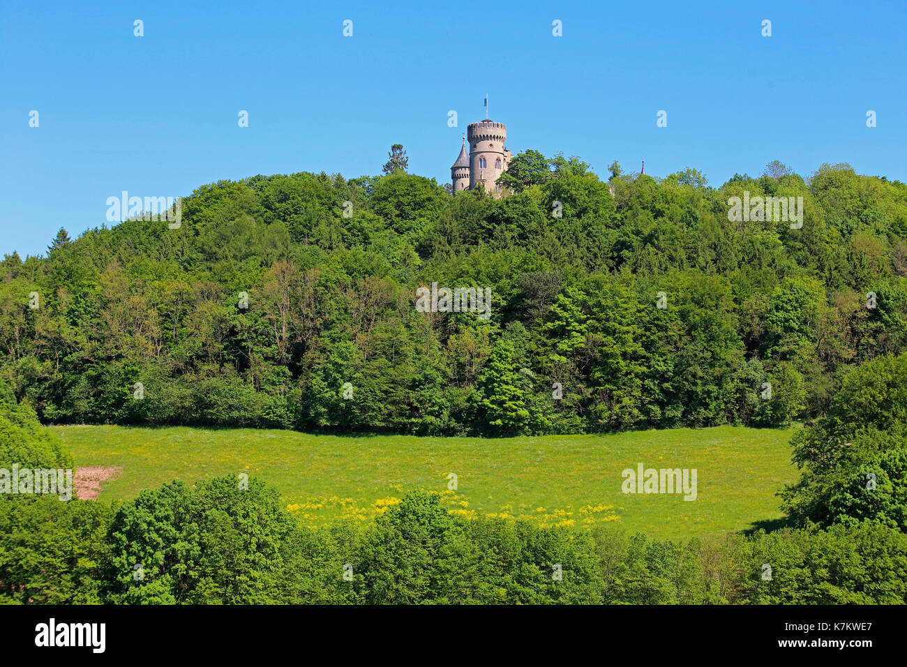 Meiningen Schloss Landsberg Stockfoto