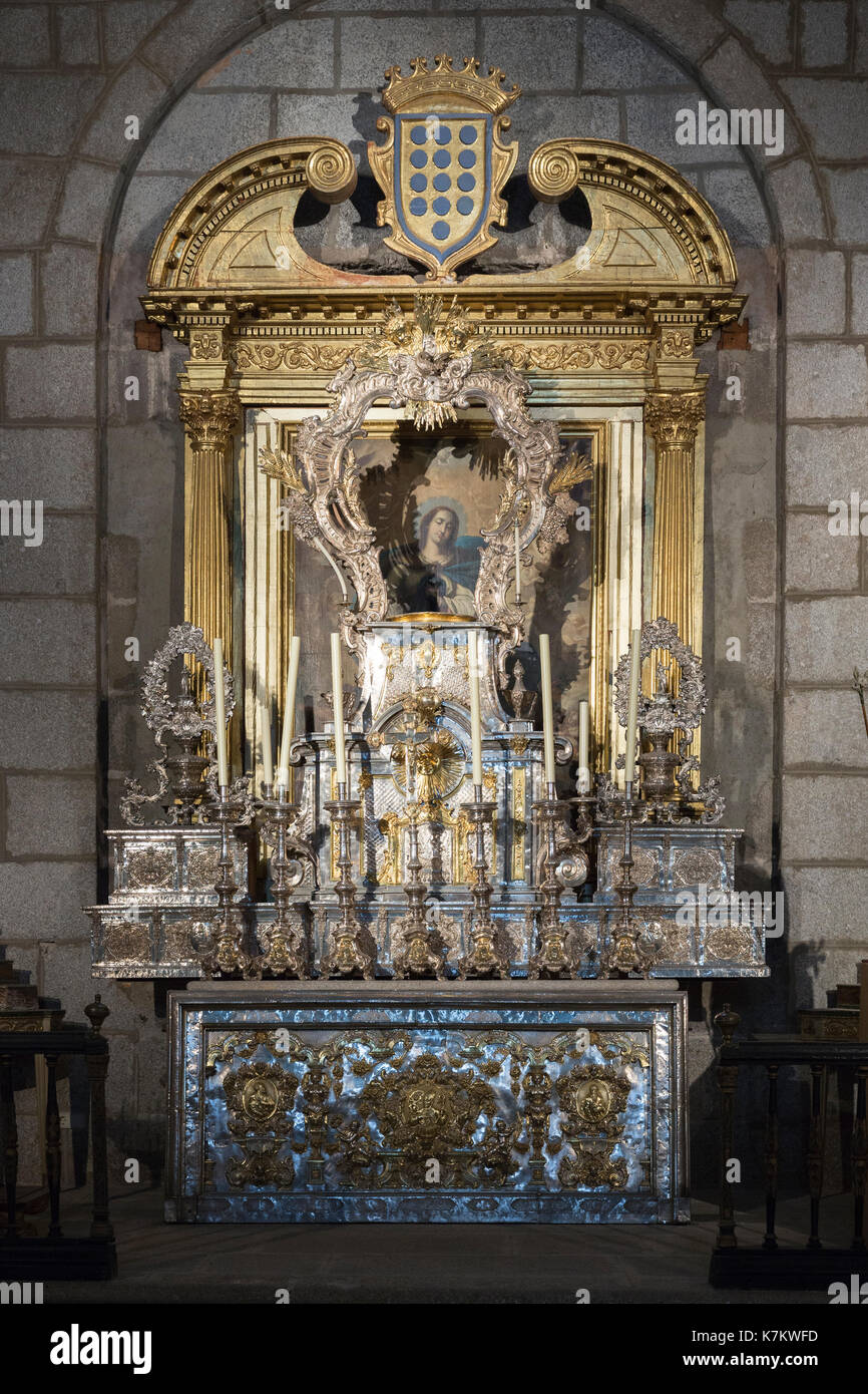 Renaissance-Kapelle in der römisch-katholischen Kathedrale von Avila, Kathedrale von Avila, Spanien Stockfoto