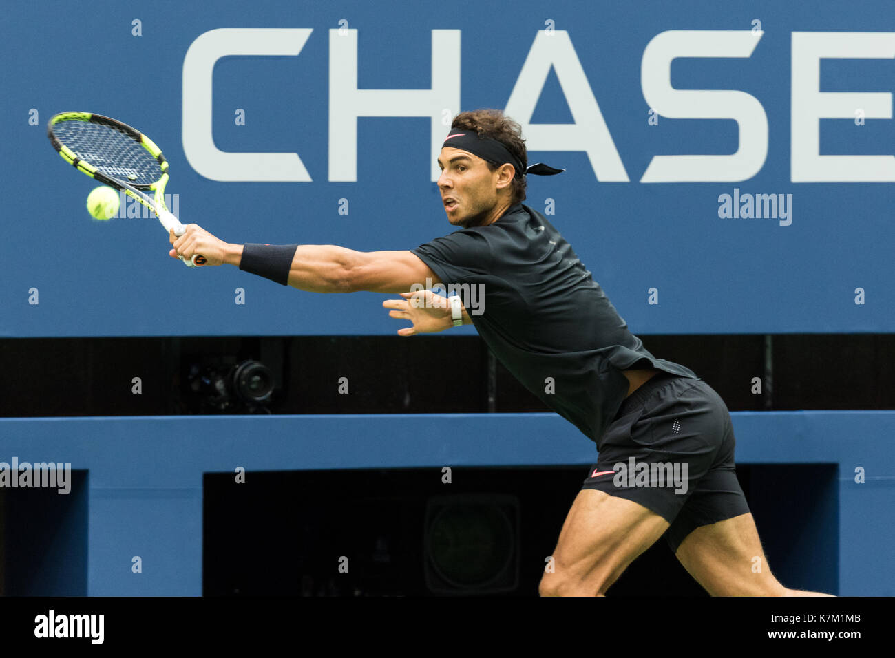 Rafael Nadal (ESP) Sieger der männlichen Singles Finale bei den US Open Tennis Championships 2017 Stockfoto