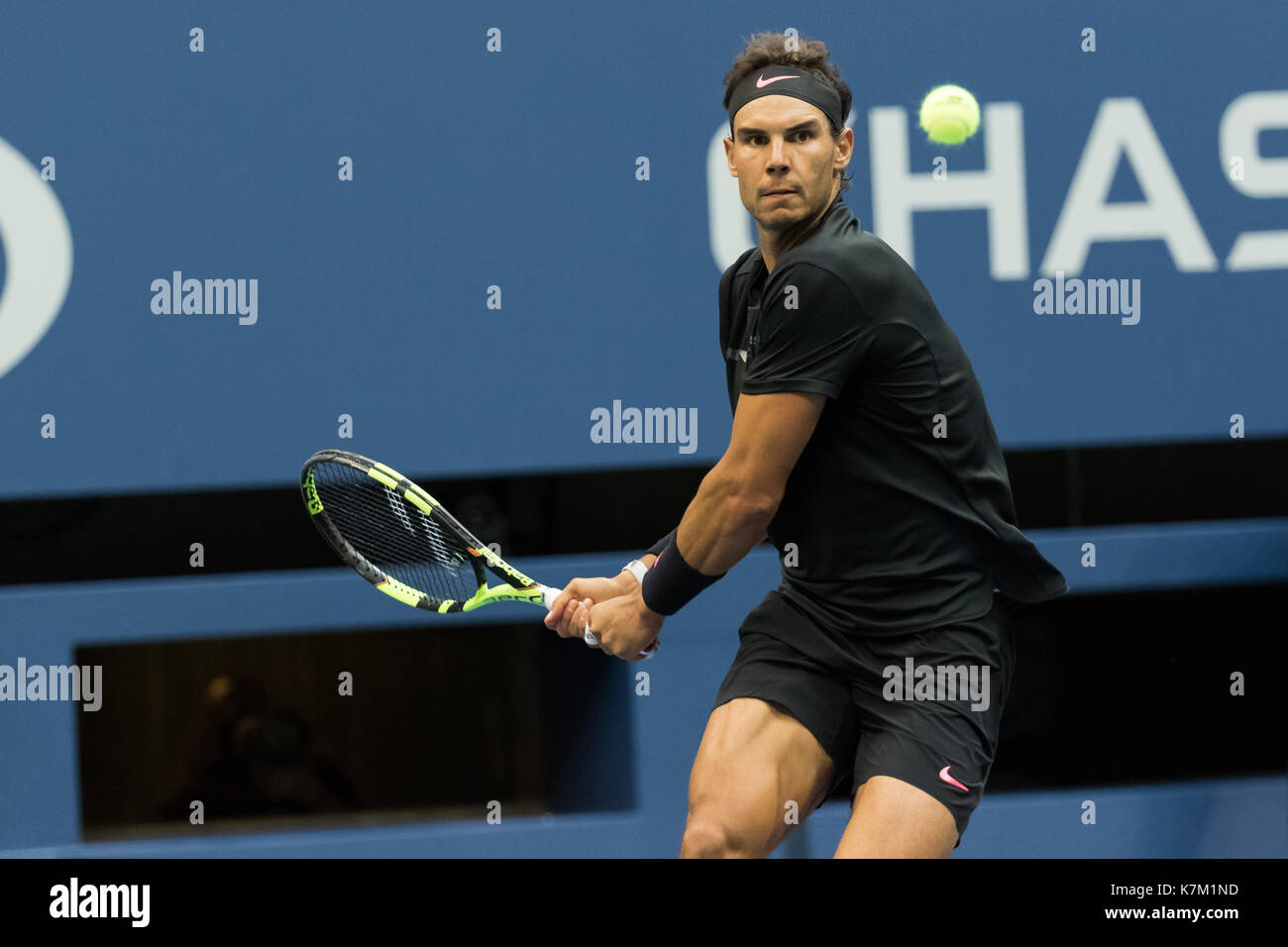 Rafael Nadal (ESP) Sieger der männlichen Singles Finale bei den US Open Tennis Championships 2017 Stockfoto