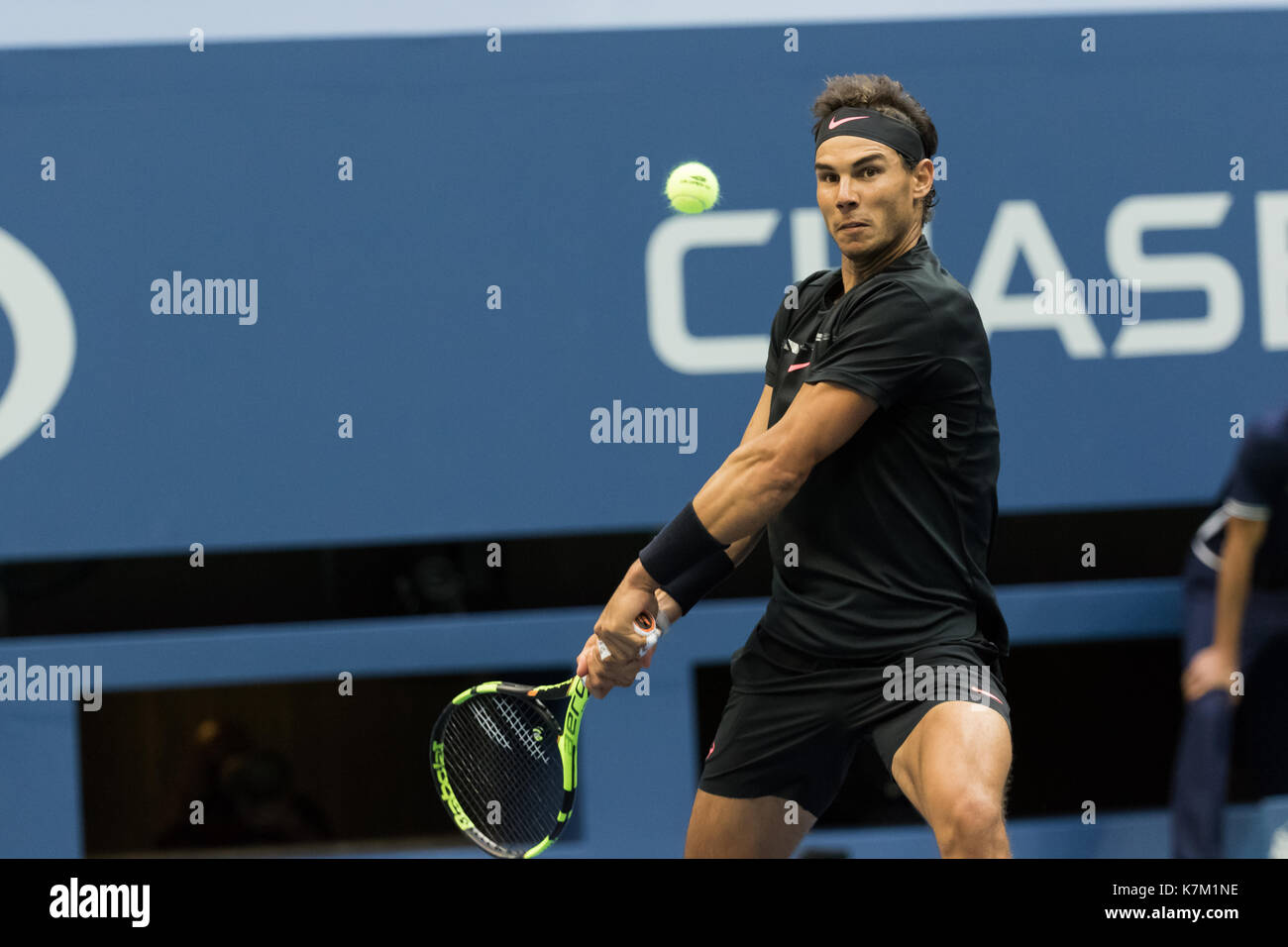 Rafael Nadal (ESP) Sieger der männlichen Singles Finale bei den US Open Tennis Championships 2017 Stockfoto