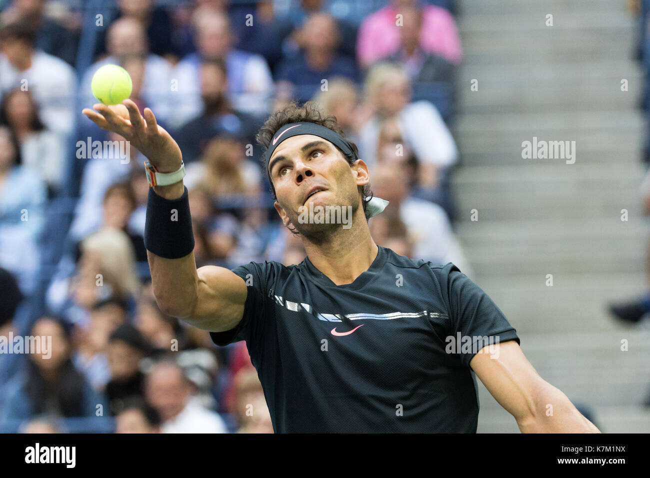 Rafael Nadal (ESP) Sieger der männlichen Singles Finale bei den US Open Tennis Championships 2017 Stockfoto