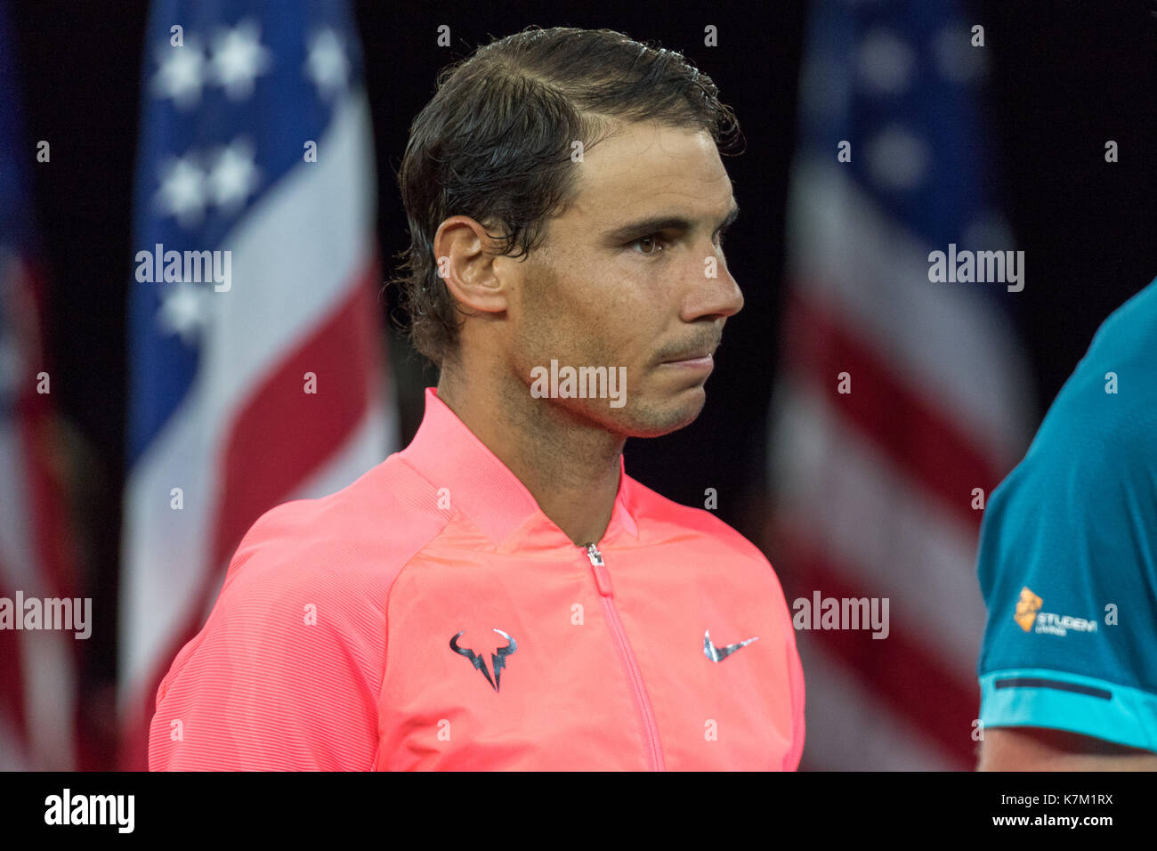 Rafael Nadal (ESP) Sieger der männlichen Singles Finale bei den US Open Tennis Championships 2017 Stockfoto