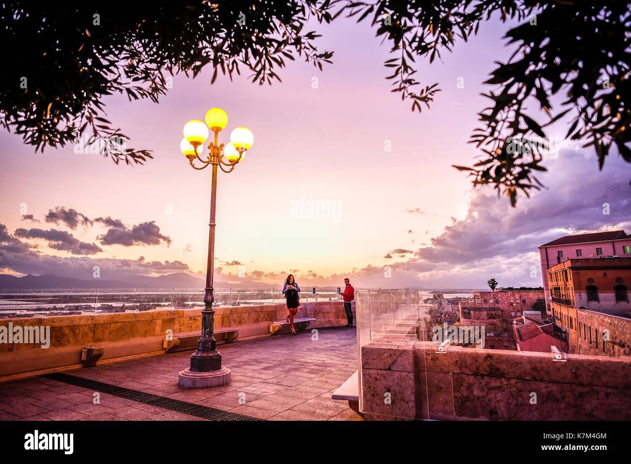 Cagliari, Sardinien Stockfoto