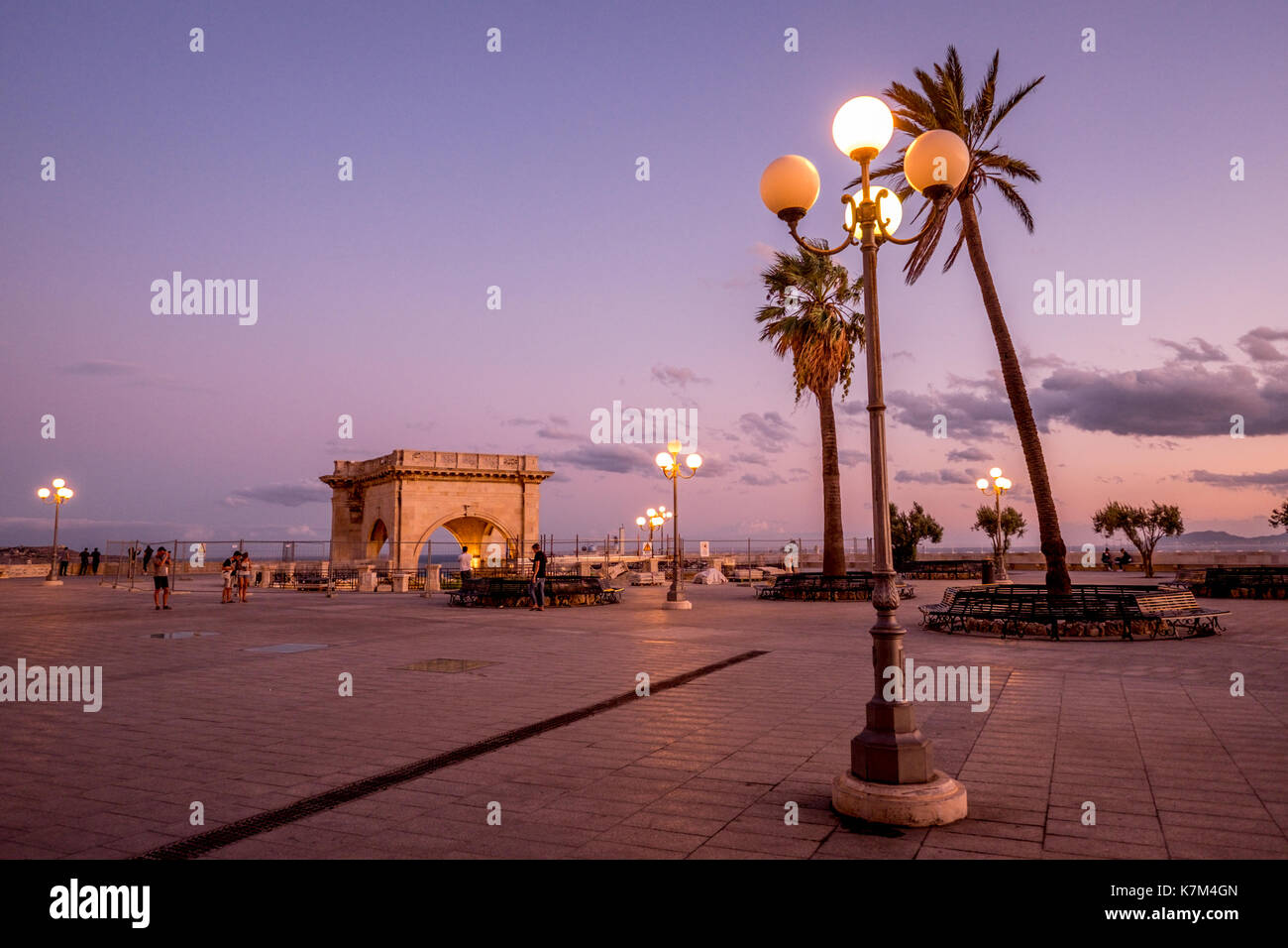 Cagliari, Sardinien Stockfoto