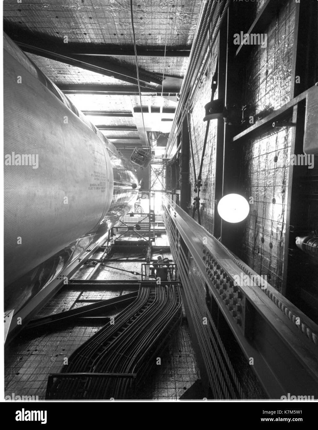 Die Atlas Collection auf SDASM zeigt 3.000 Rollen Film, Fotografien und technische Aufzeichnungen, die die Entwicklung des Atlas-Programms von einem ICBM zu einem wichtigen US-Raumfahrzeugträger dokumentieren, der Astronautenmissionen unterstützt. Stockfoto