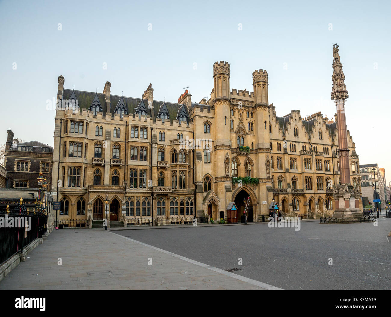 Sanctuary Gebäude neben der Westminster Abbey in London, Großbritannien Stockfoto