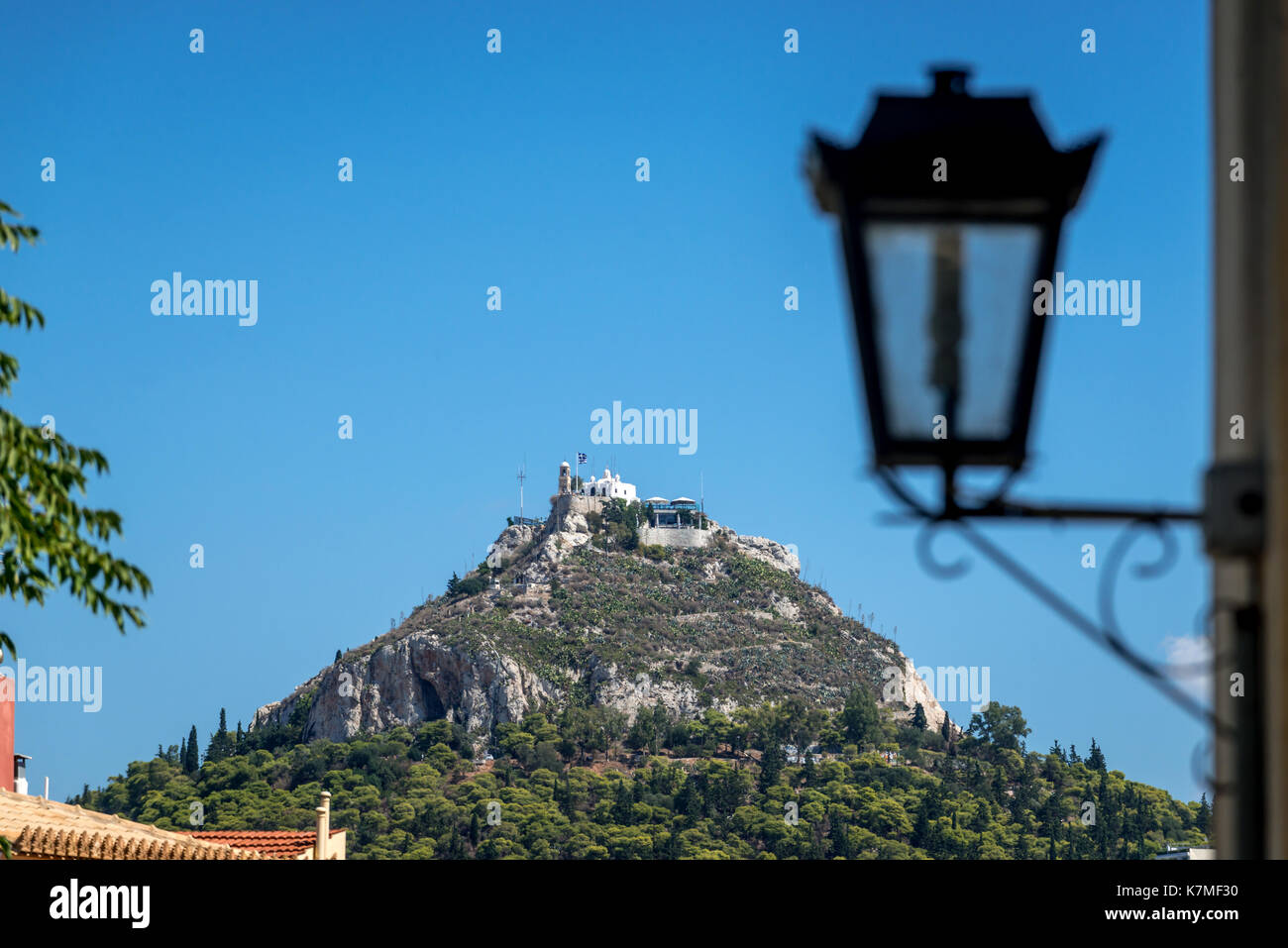 Mount Lycabettus in Athen, Griechenland Stockfoto