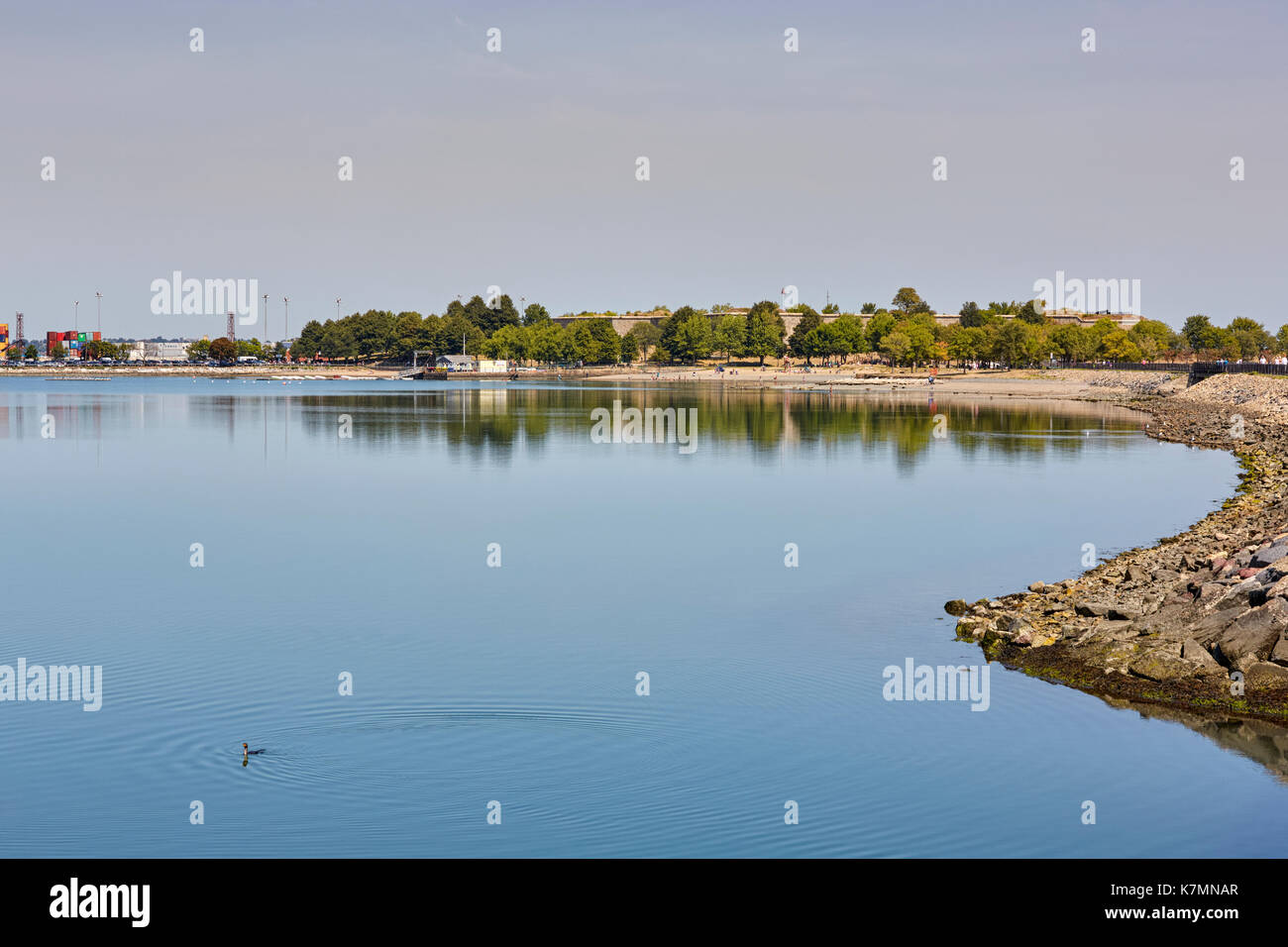 Freude Bay, Castle Island, South Boston, Massachusetts, United States Stockfoto