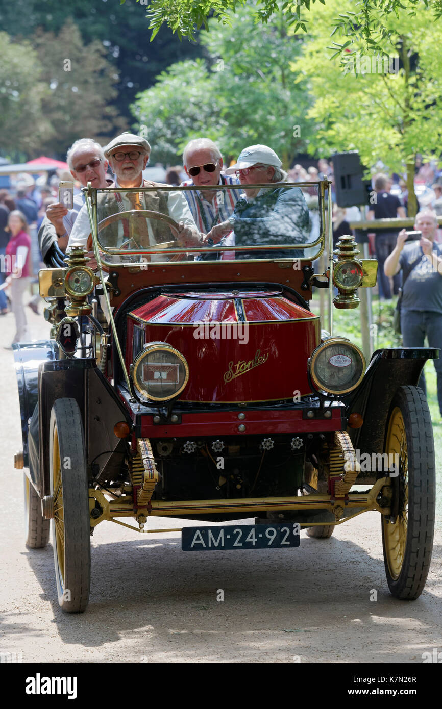 Stanley Typ K Semi-Racer, Dampfwagen aus den USA, Baujahr 1908, Classic Days Schloss Dyck, Jüchen, Nordrhein-Westfalen Stockfoto