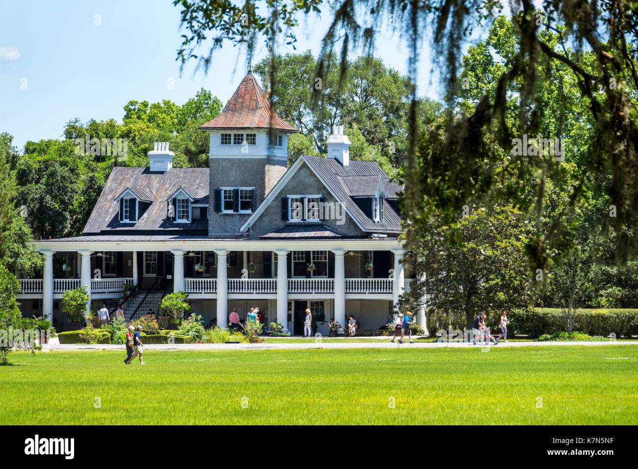 Charleston South Carolina, Magnolia Plantation & Gardens, historisches Haus, Vorkriegszeit, SC170514205 Stockfoto