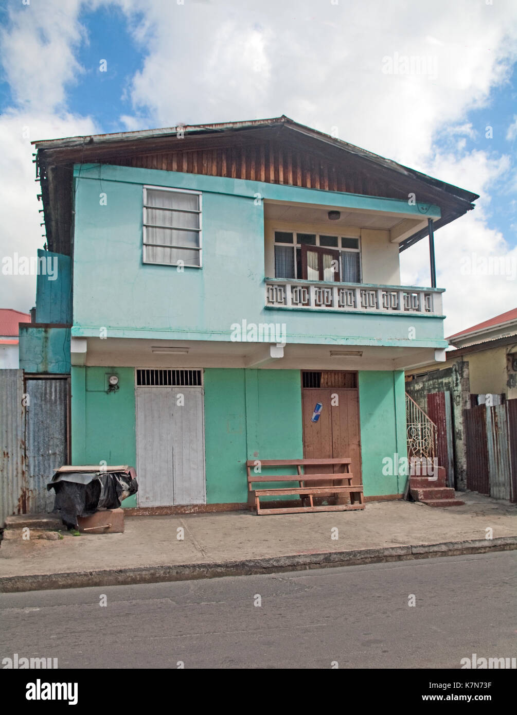 Dominica, Windward Island, Karibik, Westindien, Haus Stockfoto