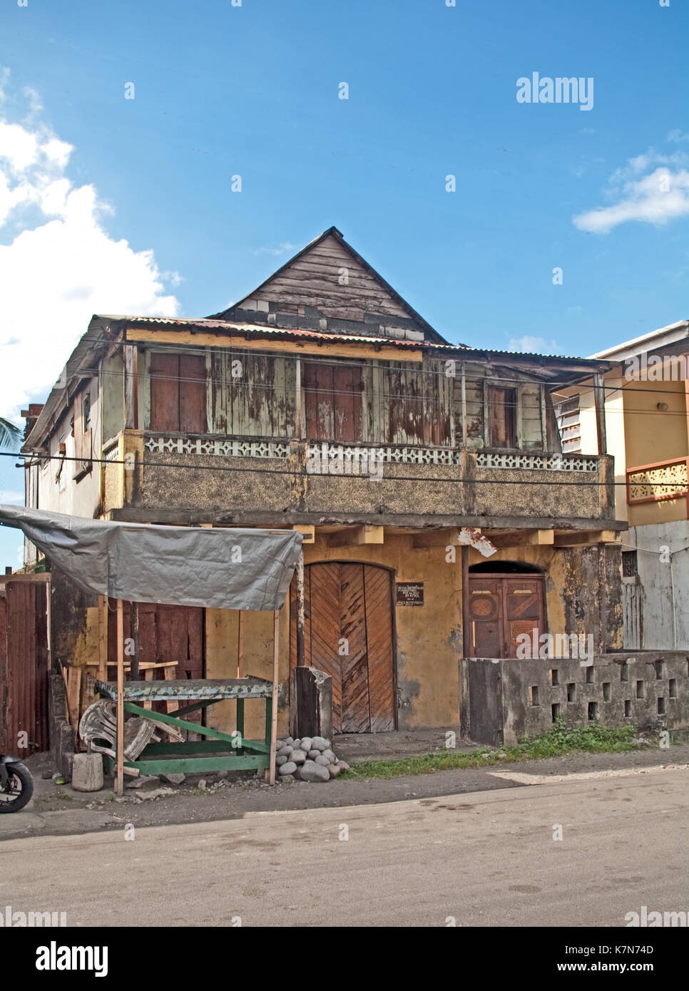 Dominica, Windward Island, Karibik, Westindien, Haus Stockfoto
