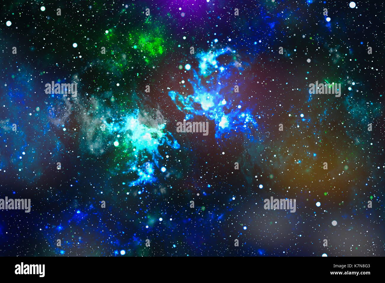 Bunte Sternenhimmel Weltraum Hintergrund Stockfotografie Alamy