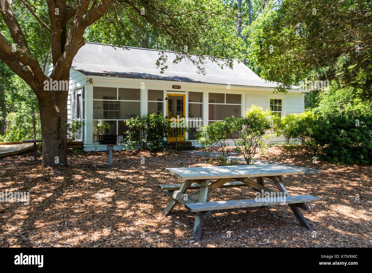 Myrtle Beach South Carolina, Myrtle Beach State Park, Miethütte, Unterkunft, SC170516121 Stockfoto