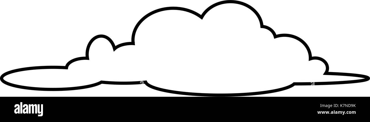 Cloud silhouette Vektor symbol Icon Design. Schöne Abbildung auf weißem Hintergrund Stock Vektor
