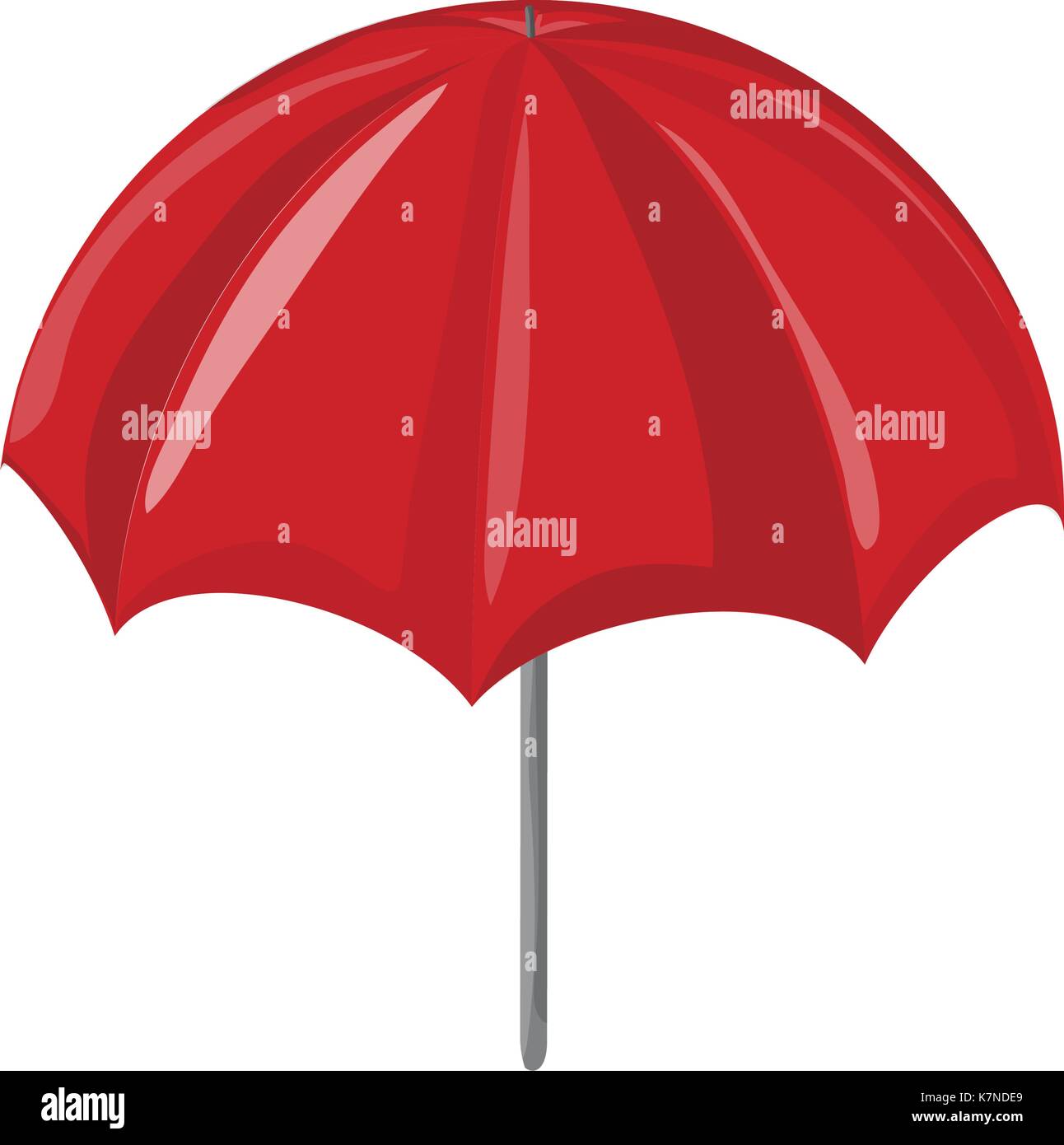 Rot Sonnenschirm Vektor symbol Icon Design. Schöne Abbildung auf weißem Hintergrund Stock Vektor Rot Sonnenschirm Vektor symbol Icon Design. Schöne Abbildung auf weißem Hintergrund Stock Vektor