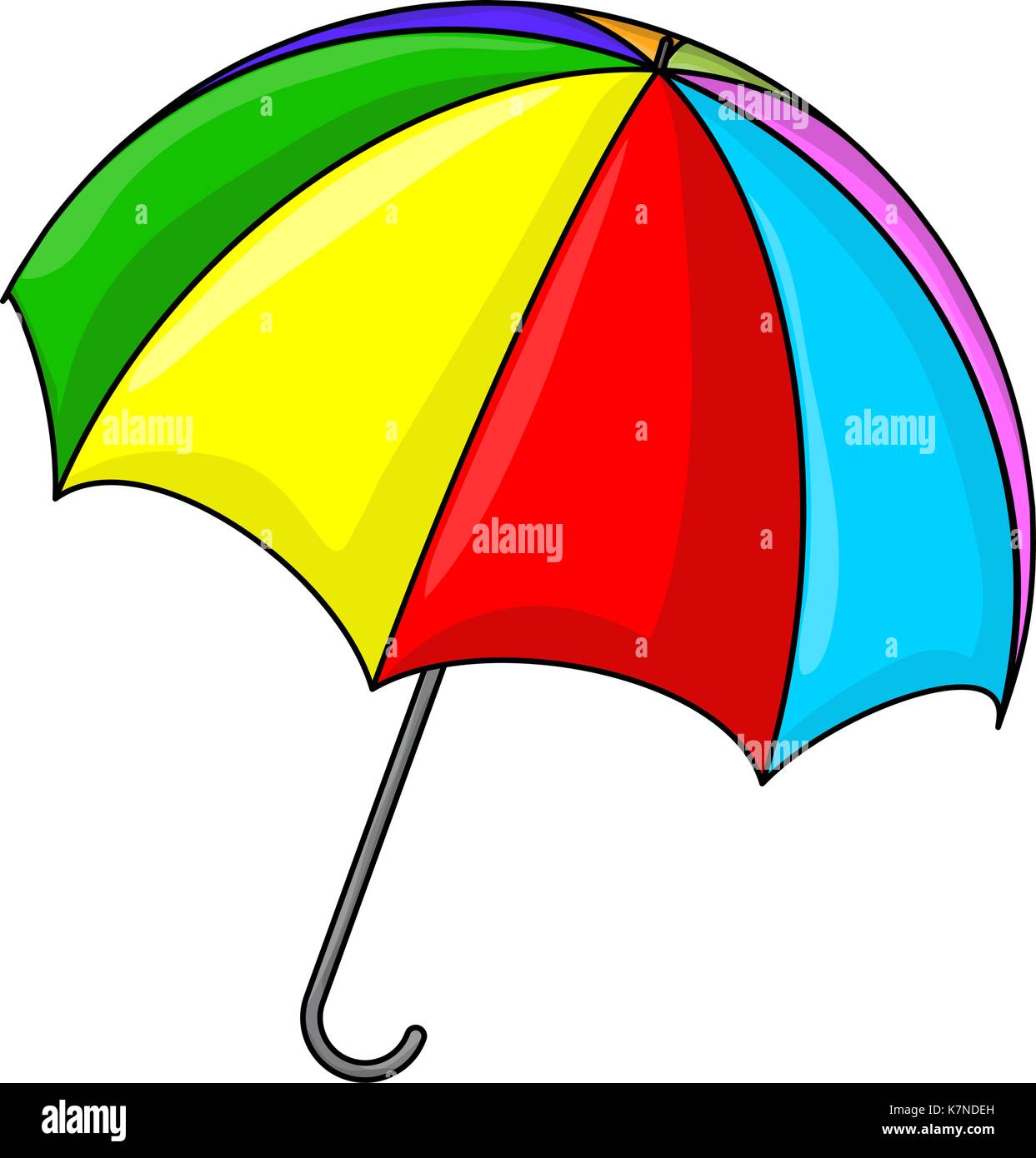 Regenschirm Vektor symbol Icon Design. Schöne Abbildung auf weißem Hintergrund Stock Vektor Regenschirm Vektor symbol Icon Design. Schöne Abbildung auf weißem Hintergrund Stock Vektor