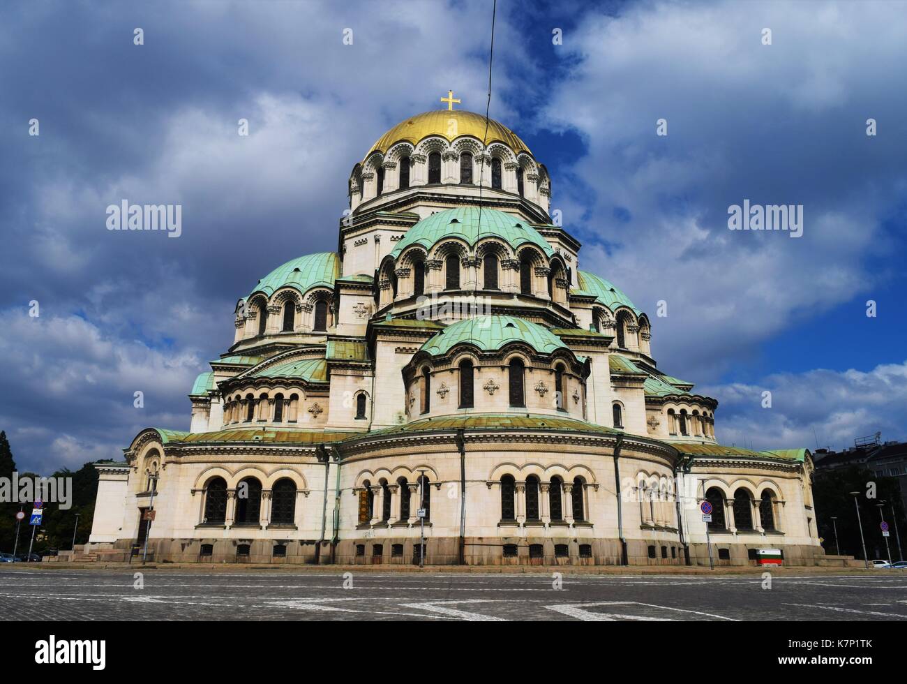 Alexander-Newski-Kathedrale Stockfoto