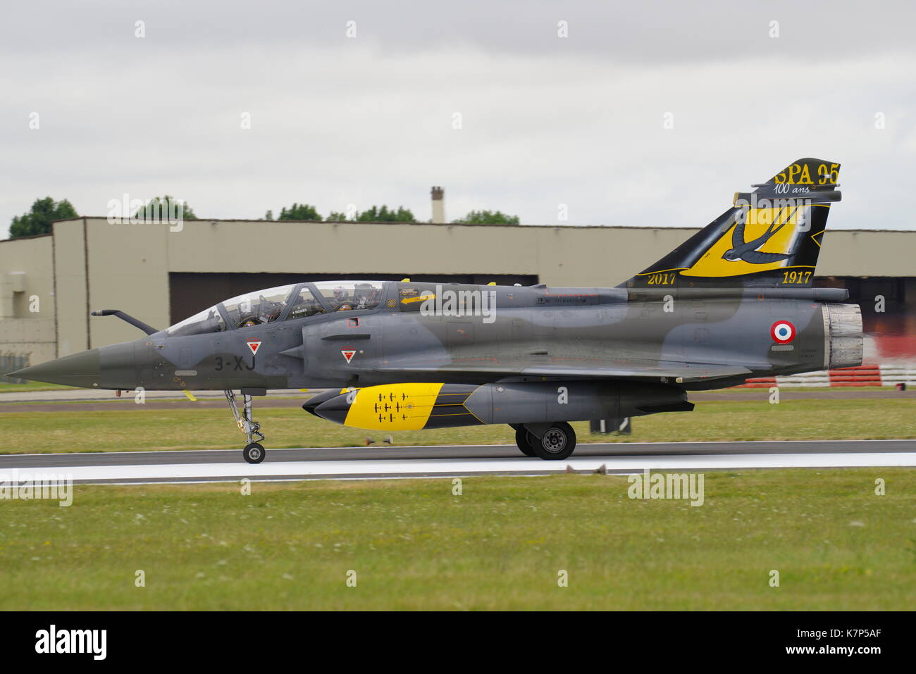 Dassault Mirage 2000, RIAT, RAF Fairford, Gloucestershire, England, Vereinigtes Königreich, Stockfoto