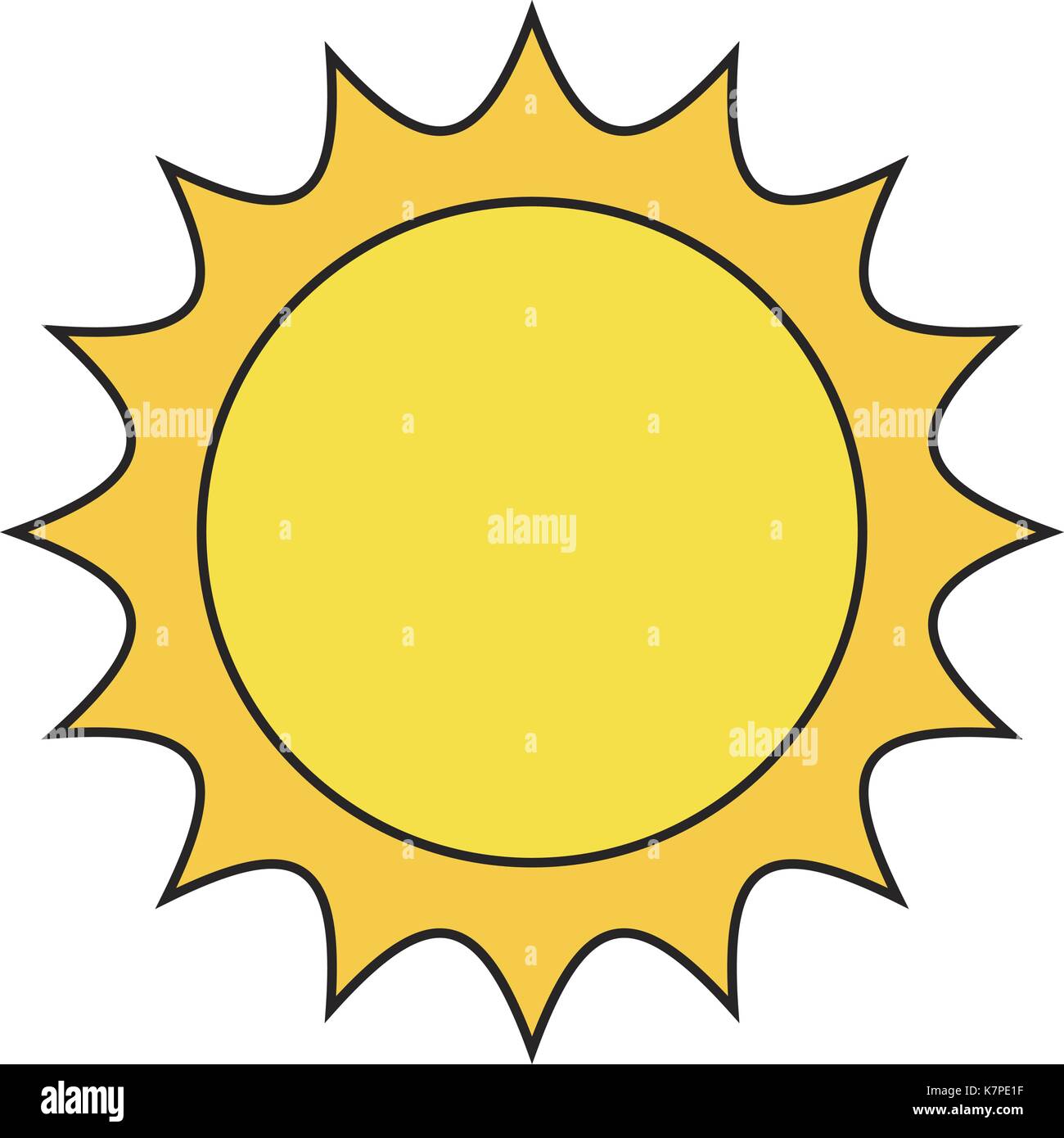 Sun Vektor symbol Icon Design. Schöne Abbildung auf weißem Hintergrund Stock Vektor Sun Vektor symbol Icon Design. Schöne Abbildung auf weißem Hintergrund Stock Vektor