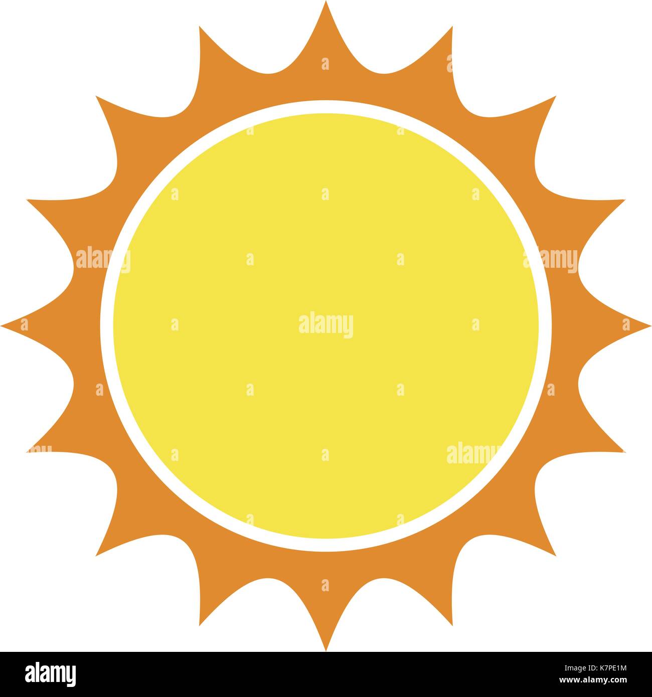 Sun Vektor symbol Icon Design. Schöne Abbildung auf weißem Hintergrund Stock Vektor Sun Vektor symbol Icon Design. Schöne Abbildung auf weißem Hintergrund Stock Vektor