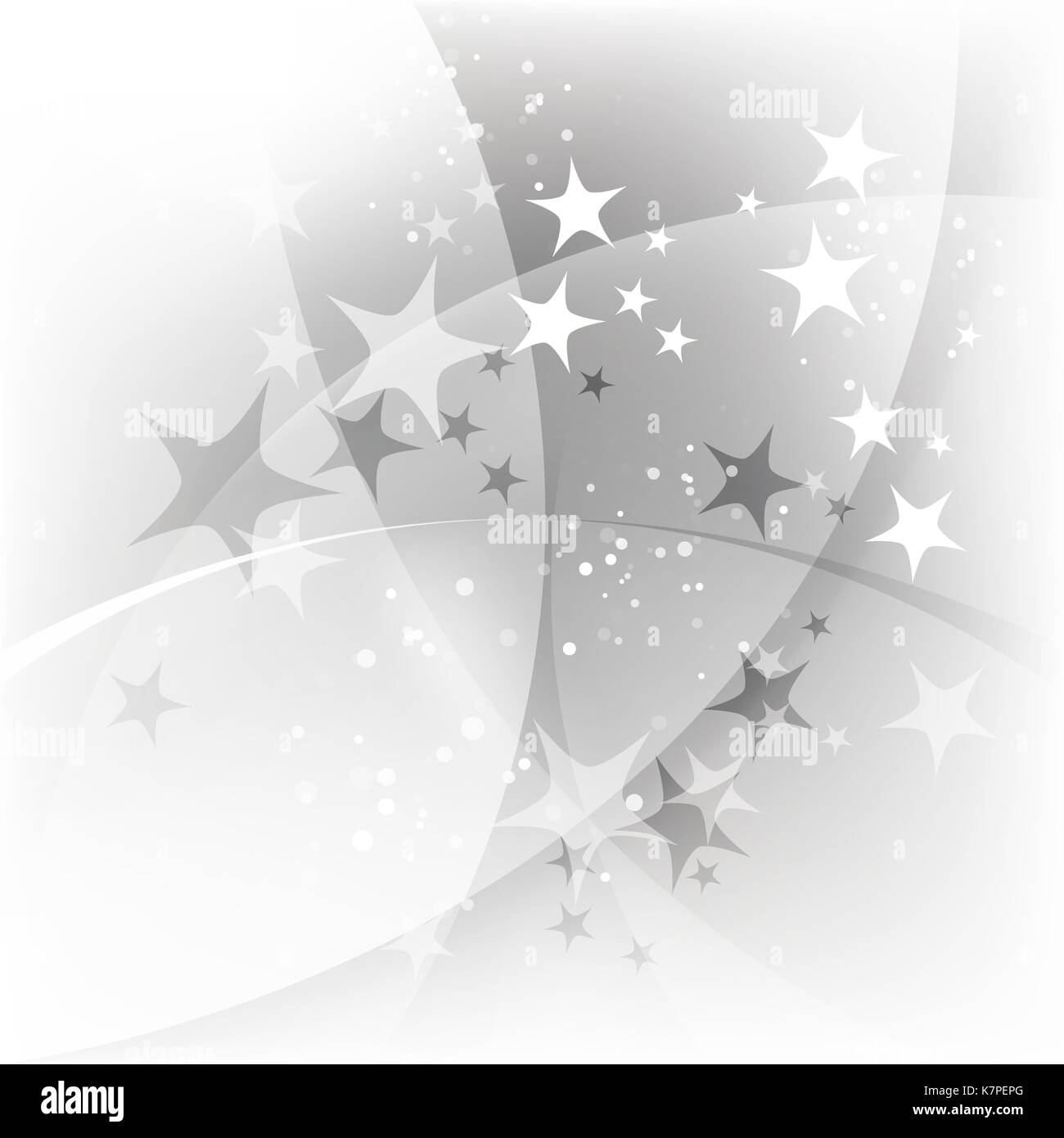 Grau abstrakte Sternenhimmel als Hintergrund Stock Vektor